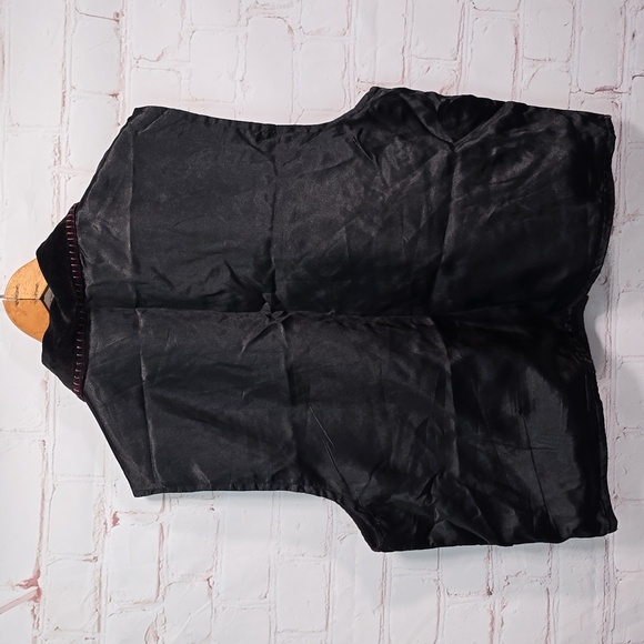 Tantrums Christmas Vest Applique Embroidery Snowman Snowflakes Womens Size XL - Picture 8 of 16